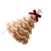 Handmade Crochet Christmas Tree Set For Home Decoration With Step-by-Step Tutorial Instruction Crochet Hook and Yarn