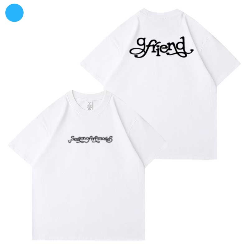 

GFriend Концерт к 10-летию SeasonOfMemories Футболка мужская с коротким рукавом с принтом Окруженные той же одеждой 4XL