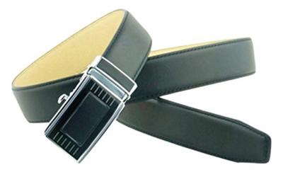 Motorcycle Automatic Instructor Premium Leather Belt Black 120cm 1117 Genuine Leather AK-343