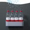 Étagère de Salle de Bain en Plastique Étagère de Rangement Organisateur de Douche Panier de Rangement pour Cosmétiques Support Mural Design à Vidange Support sans Perçage