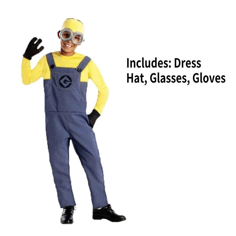 Despicable Me Minions Gru Cosplay Costume Family Matching Sewn Craftsmanship For Role Play Collectors