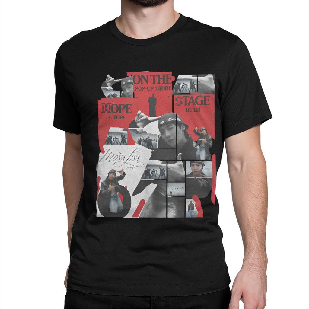 Hope on the Stage Tour T Shirts for Men Women Cotton Vintage T-Shirts Crew Neck Tee Shirt Short Sleeve Clothing 4XL 5XL