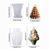 Creative 3D Christmas Tree Candles, Silicone Moulds, Modeling DIY Moulds, Cameo Modeling, Dipping Furnishings