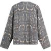 ZARA Loose Fit Printed V-Neck Knit Cardigan Long Sleeve Sweater Men sweater Off-White 03920365-35