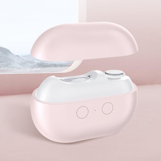 Electric Nail Clipper Polisher with LED Light Type-C Rechargeable 3-In-1 Automatic Fingernail File Baby Kids Adults Seniors Manicure Trimmer
