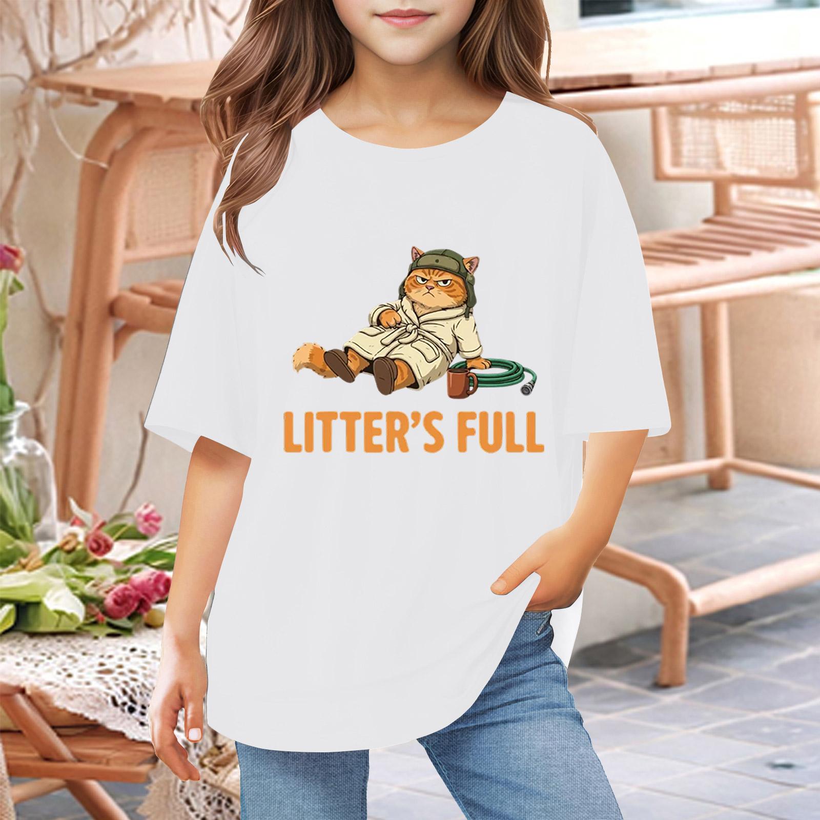 

Футболки для малышей, девочек и мальчиков, детские футболки с короткими рукавами и принтом для мальчиков и девочек 1-12 лет 160