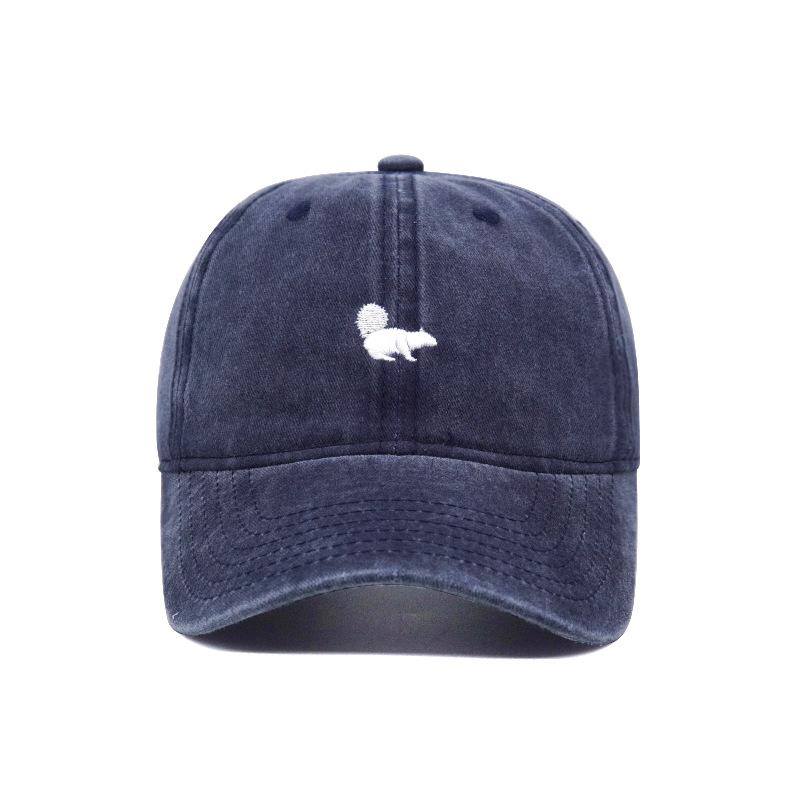 New Squirrel Embroider Baseball Caps WoUnisex Unisex Washed Cotton Sun Gorras Hip Hop Summer Sunshine Outdoor Snapback Trucker Hats