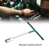 T-shaped Hand Tool Hex Socket Wrench T-handle Wrench Extended T-Socket Wrench for Mechanical Work 6/8/10/12/14/16/18mm