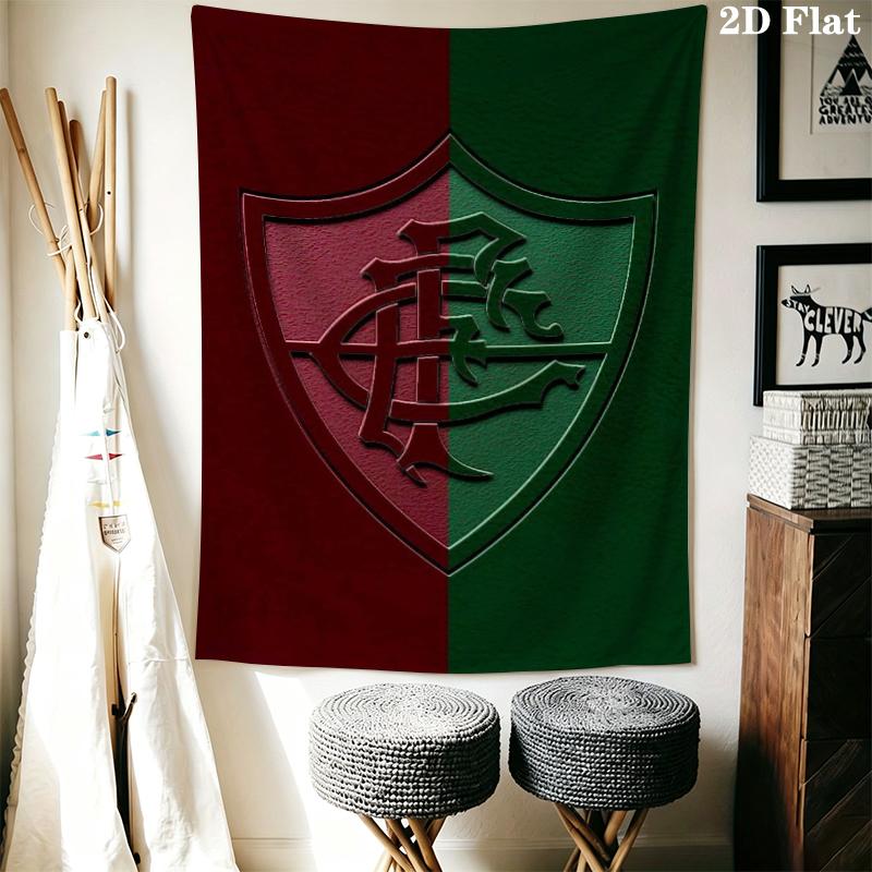 Fluminense Wall Tapestry Aesthetic Wall Hanging Printed Fabric Blanket Decorative Tapestries for Bedroom Living Room Home Decor