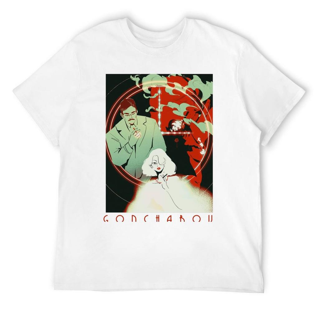 Goncharov Vintage T-Shirt Quick Drying Anime Tshirt Cotton T Shirt Men