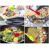 Kitchen Utensils Set, Green 5 Pieces Silicone Spatulas Set - Basting Brushes - Pastry Oil Brush - Eg