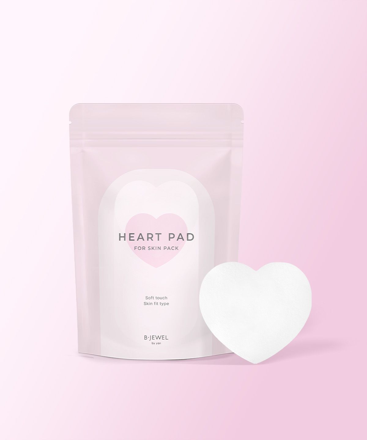 Visual Heart Pad (Toner Pack & Wipe Toner Cotton Pads 120 Sheets)