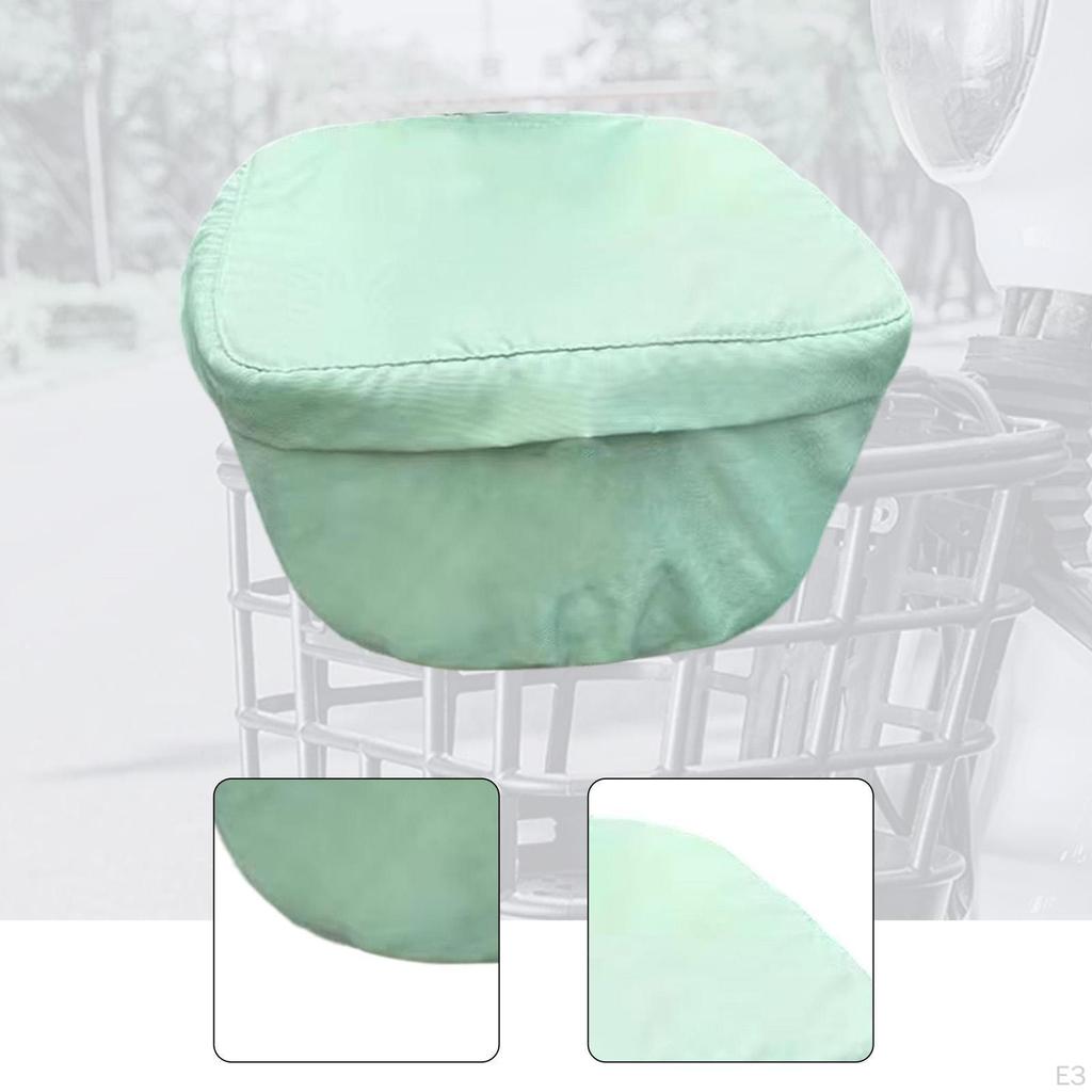 Pokrowiec na koszyk roweru elektrycznego Akcesorium Pyłoszczelny Elastyczny Nylonowy Ochraniacz na Kemping, Miasto, Plażę Zakupy