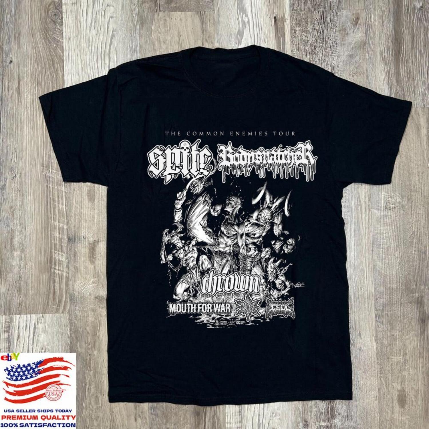 Bodysnatcher The Common Enemies Tour 2024 T Shirt Full Size S5XL Unisex T-Shirt S чёрный
