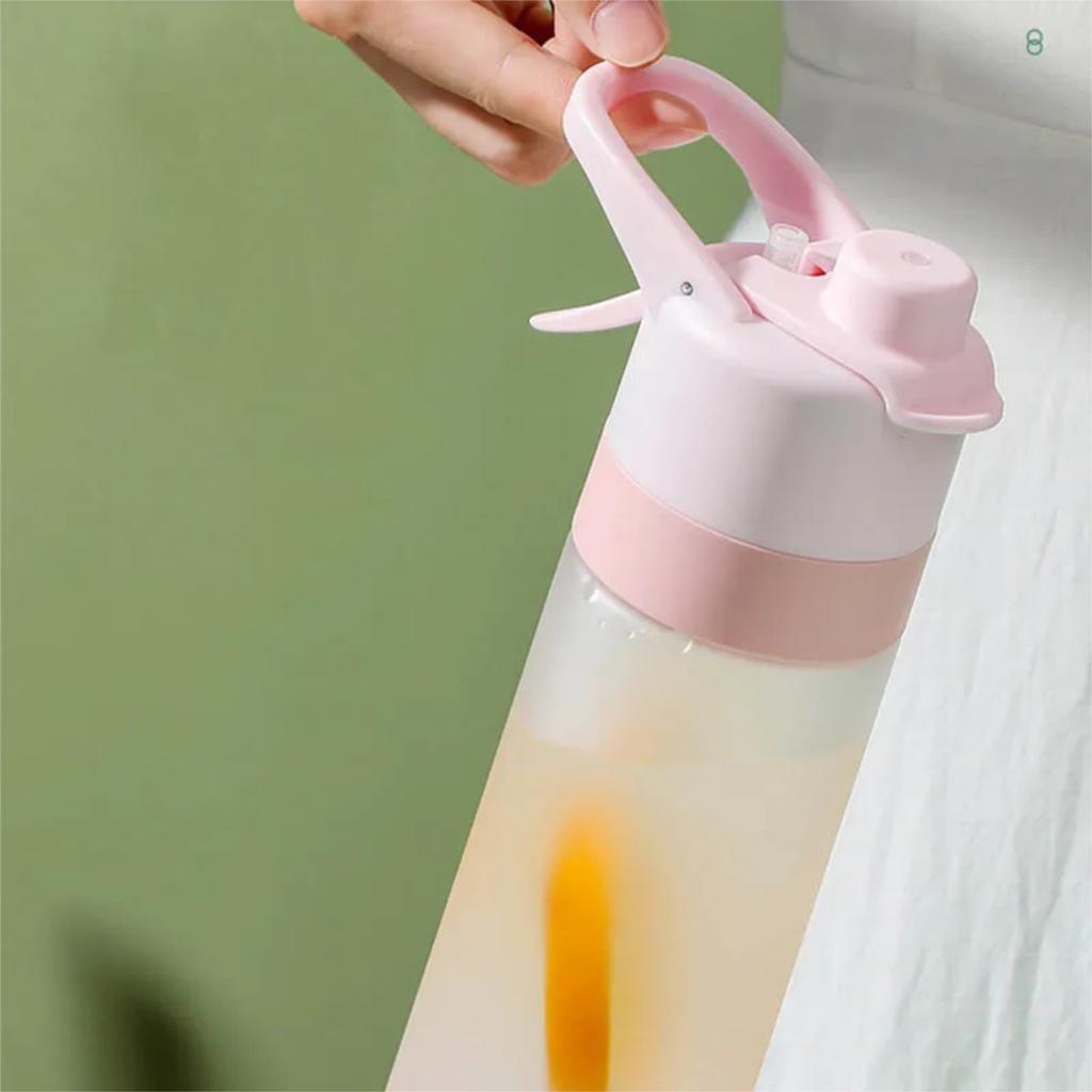 700ml Gradient Sport Water Bottle Travel Outdoor Fitness Water Cup Large Capacity Spray Bottle Drinkware