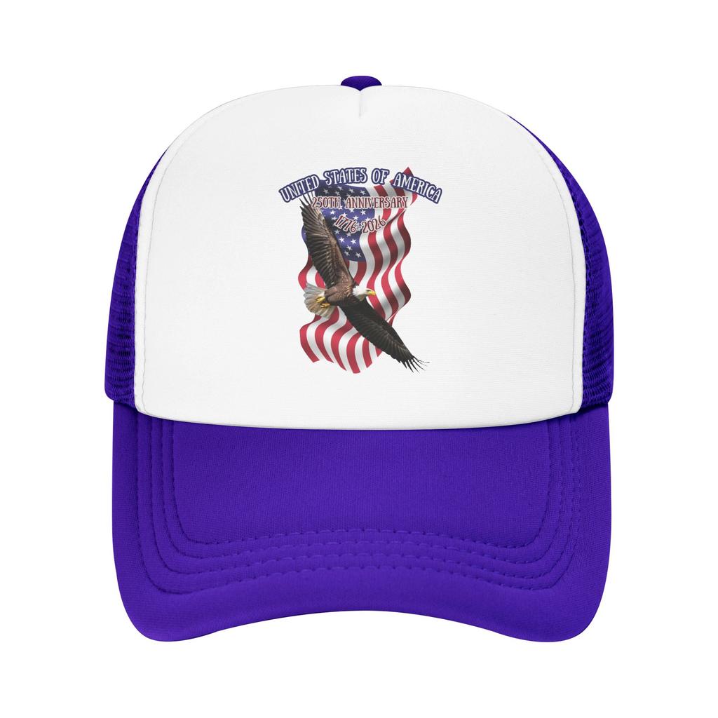 America Freedom Flight Mesh Baseball Cap Unisex Women Casual Sun Hat Years of Freedom Dad Hat Adjustable Summer Trucker Cap