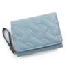 Women'S Wallets Tri Fold Card Bags Pocket Short  Embroidered Love Pattern