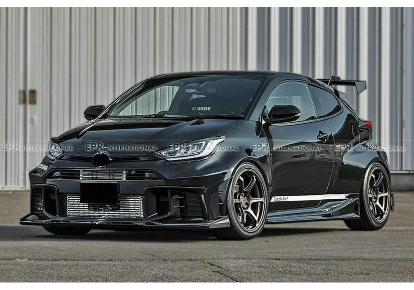 Carbon Fiber Front Splitter Lip Spoiler for Toyota GR Yaris (Late Model)