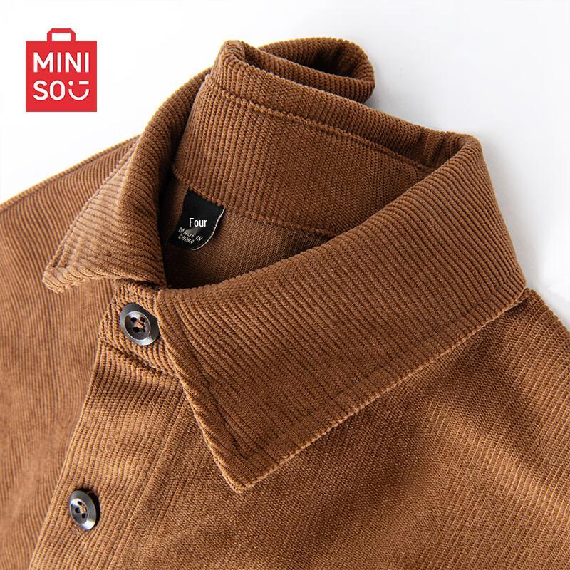 Men's Loose-Fit Corduroy Long-Sleeve Shirt