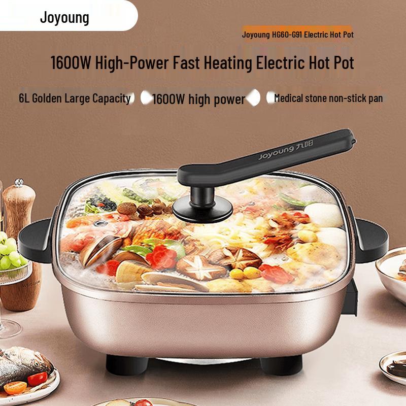 Joyoung 6L 1600W Multi-Function Electric Hot Pot