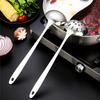 Stainless Steel Long Handle Spoon Colander Soup Spoons Hot Pot Scoop Cooking Utensils  For Hot Pot Home Kitchen Tableware