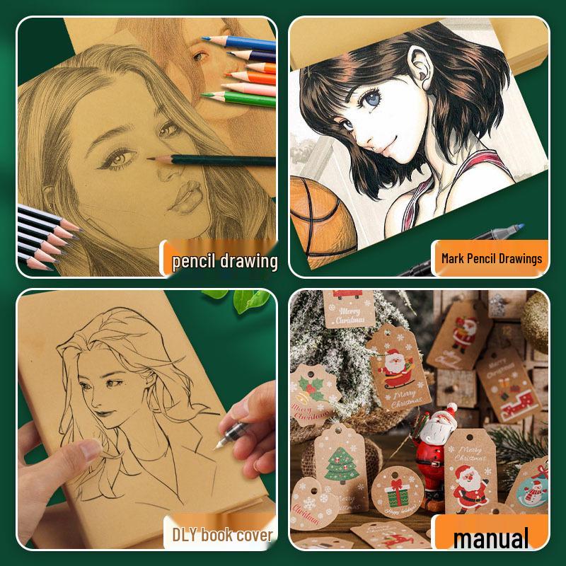 A3/A4/4K/8K/16K Kraft & Cardstock Paper: Ideal for Drawing, Sketching, Painting, Handicrafts & Printing