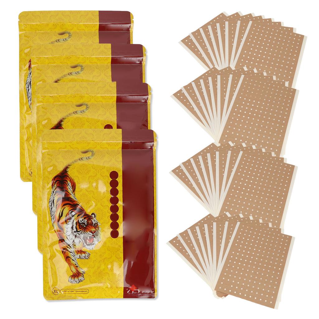 32 Arkusze Czerwony Tygrys Łagodzący Plaster Poprawiona Mobilność Zmniejsza Bolesność Ekstrakt Ziołowy Plaster Łagodzący na Ramię na Szyję