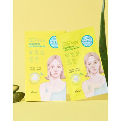 Maschera Calmante Essenziale Smooth & Pure per Uso Quotidiano 20ml_10 fogli