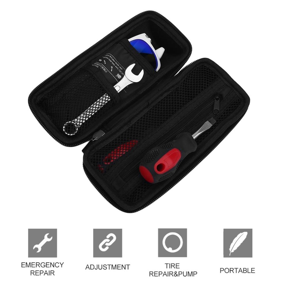 Lightweight Bike Repair Kit Sealed Zipper Cycling Maintenance Pack Durable Tool Storage Bag  Hiking