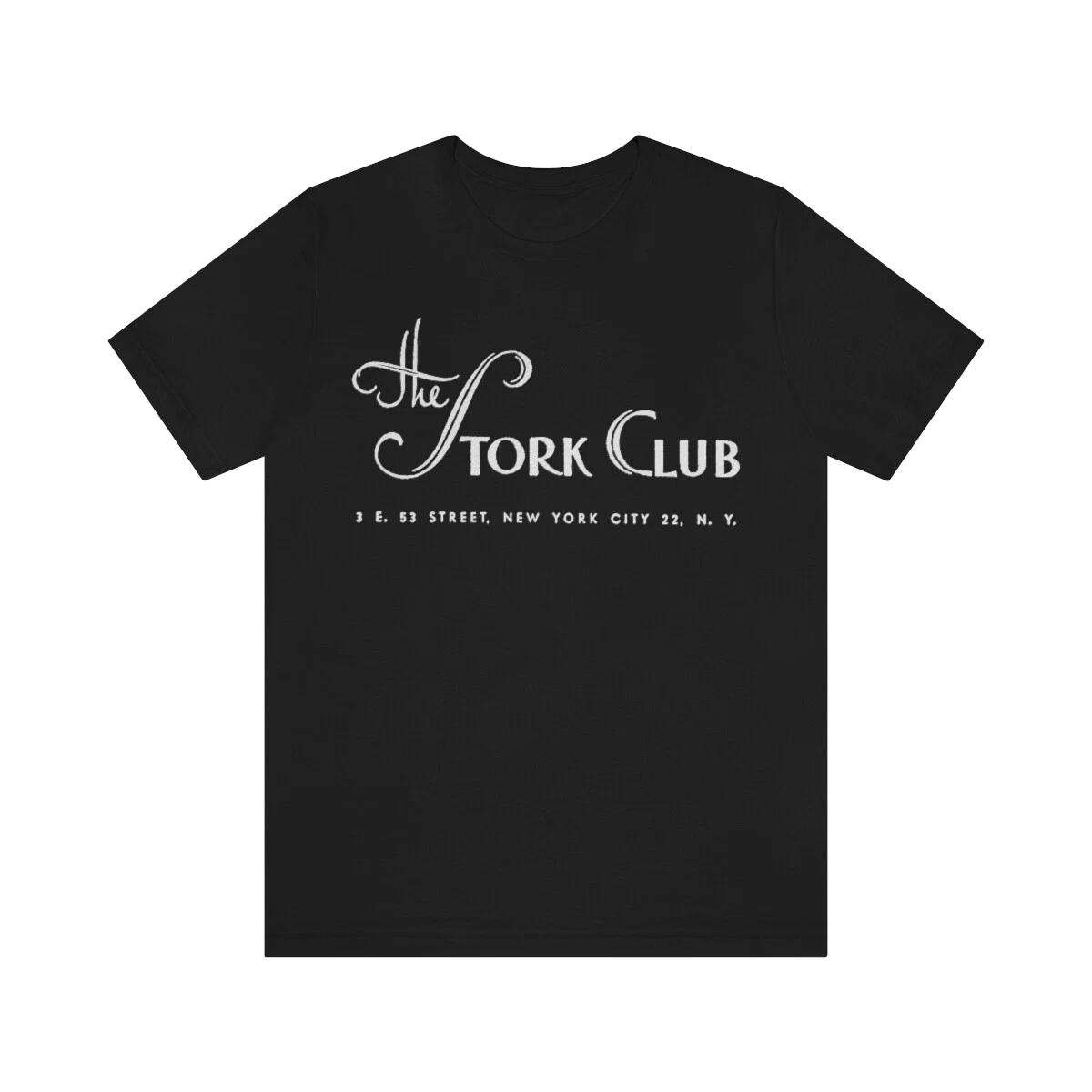 The Stork Club T shirt, Vintage New York Fashions, Retro Design Tee Shirt, XL