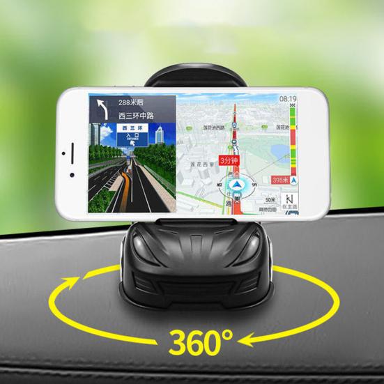 Mobile Phone Holder 360 Degree Rotating Vehicle Shape Stable Clip Car Model Mobile Phone Support Holder for Driver