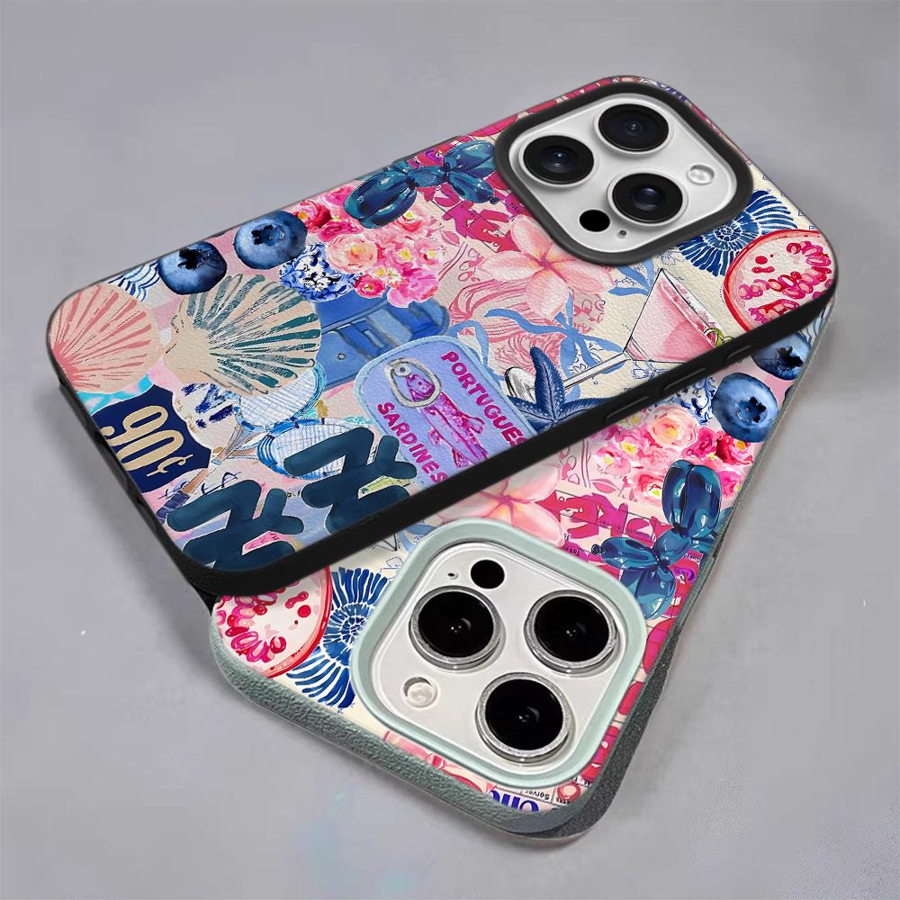 Colorful World Phone Case For IPhone 17 16 15 Plus 11 13 12 14 Pro Max 16e 17 Air Soft Silicone Cover Shockproof Cases