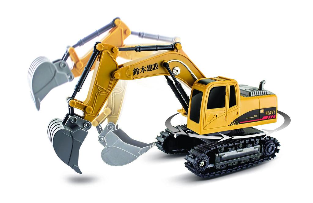 Doyusha 27MHz 1/24 Scale Mini Power Shovel Electric Radio Control QH25-01-D