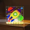 Multifunctional Wipeable Drawing Board & Night Light Art Atmosphere for Kids