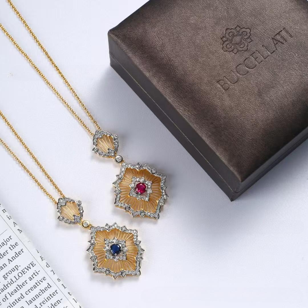 

Ожерелье для женщин с выемкой в виде четырехлистного клевера из высококачественных бриллиантов V gold (yellow gold)