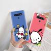 Transparent Case for Samsung A04 A14 A23 M33 M53 Realme 10 9 C35 C55 VIVO X80 Infinix Hot 30 Note 11 Tecno Spark 8P Pro L-18 Pochacco Dog