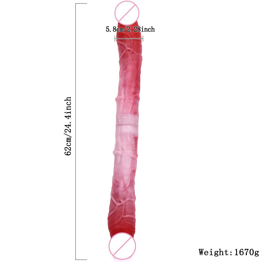 Liquid Silicone Dildo  Shaped Dildo  Male and Female Anal Plug Adult Product