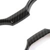 Mustang Interior Carbon Fiber Grain Cup Holder Cover Trim Kits Frame for Mustang 2015 2016 2017 2018 2019 2020 2021 2022 2023 Interior Upgrade