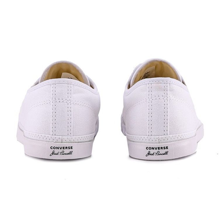 Converse Jack Purcell Comfortable Minimalist Low-Top Canvas Shoes Women Sneakers White 570482C