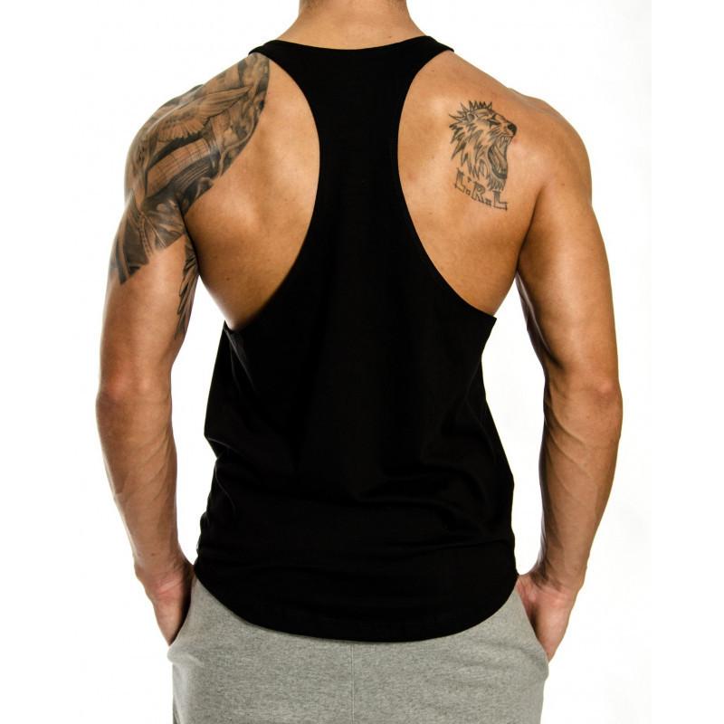 Canotta da Palestra da Uomo Senza Maniche a Y Gilet Sportivo Fitness Bodybuilding Canottiera Sportiva