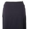 CHANEL COCO Mark Double Button skirt P07931V04916 97P vintage Navy blue wool Women Used