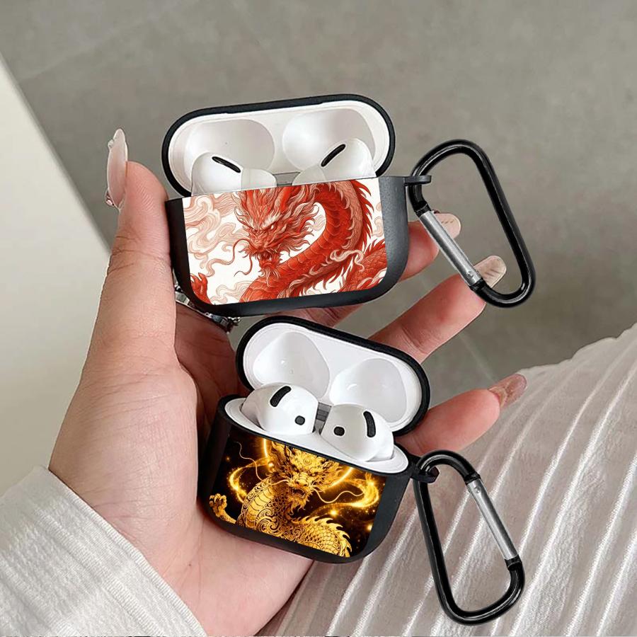 Die Rote Drachen Hülle Für Airpods Pro2 Pro3 Pro 3 1 2 4 Kopfhörer Hüllen Abdeckung