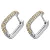 Hoop earrings gold color silver color small hoop earrings crystal women rainbow earrings Fashion jewelry wholesale VE144