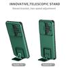 For Samsung Galaxy S25 Ultra Case Camera Slider PC + TPU Phone Cover with Kickstand