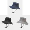 Casual Outdoor Sun Hat With Wide Brim Waterproof Breathable For Hiking And Travel
