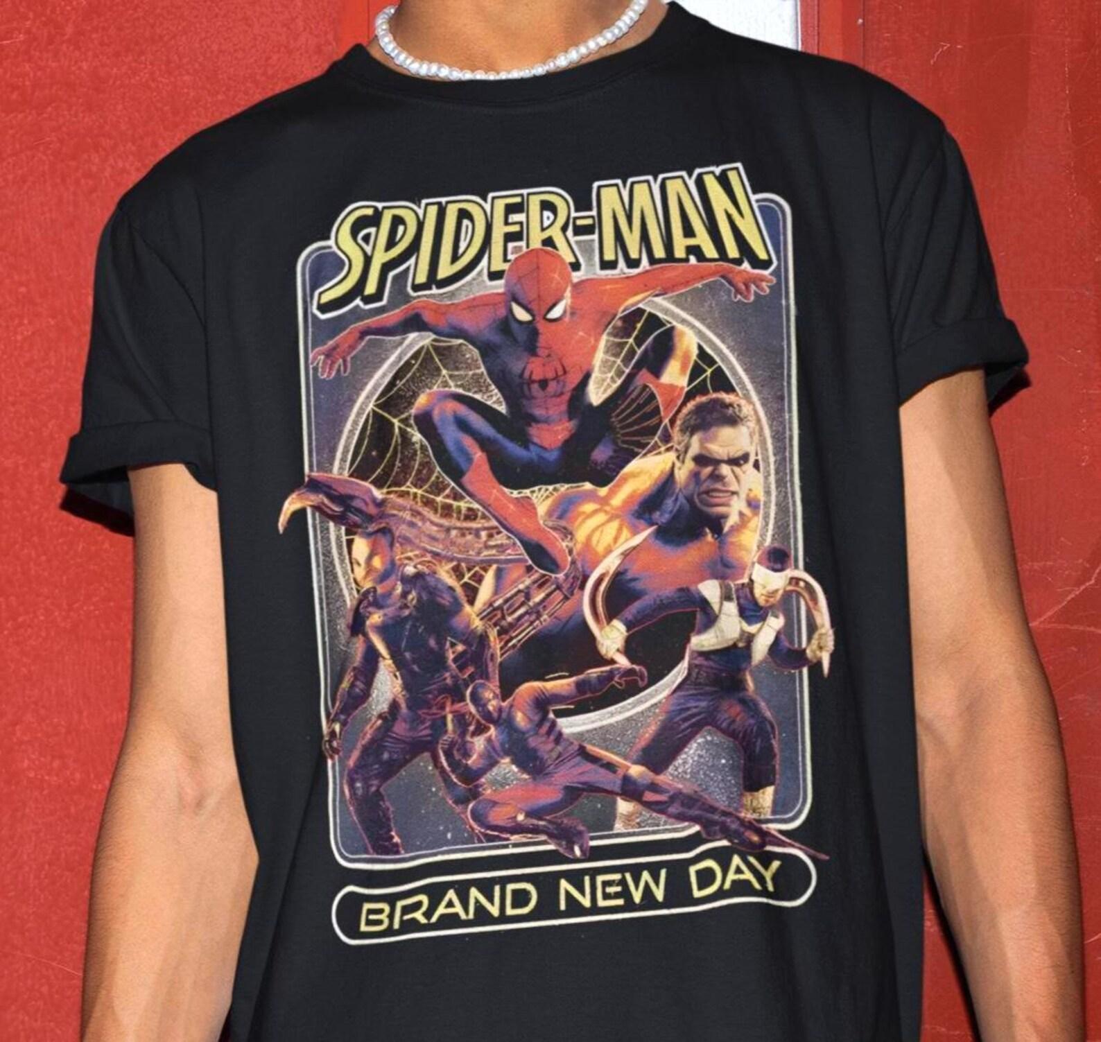 Spider-Man Brand New Day Shirt - Peter Parker Shirt,Spiderman Movie Tshirt,Tom Holland Shirt,Spiderman Kids Shirt,SuperHero Tshirt S