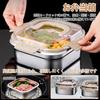 kasanidika Lunch Box Crisper Airtight Container, 1800ml, Refrigerator Organizer, Food Storage, Leak-Proof, Long-Lasting Freshness, Hygienic,