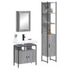 VidaXL Ensemble De Meubles De Salle De Bain 3 Pcs Sonoma Grey, Bathroom Cabinet, Bath Cabinet, Vanity Unit of 3214798