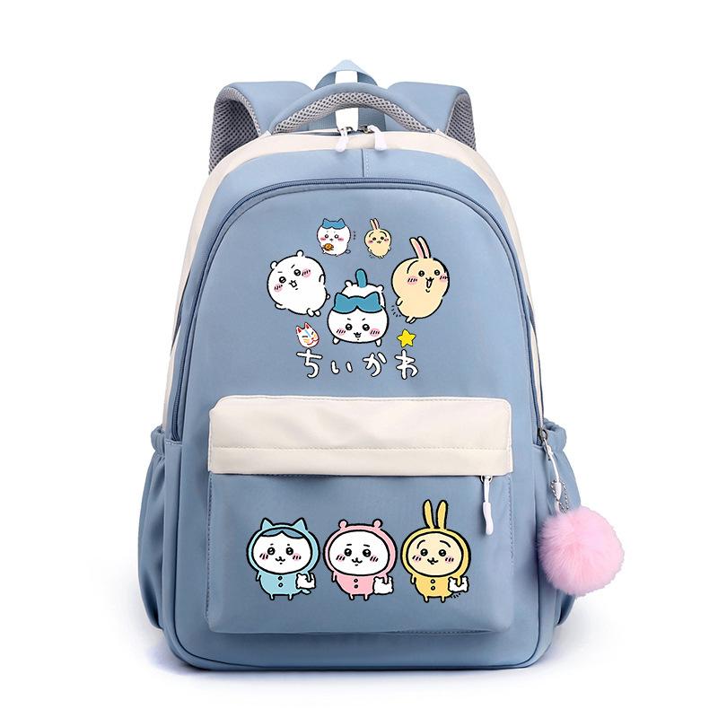 Chiikawa Cute Expression Bag Schoolbag Junior High School Student Backpack Men and Women Lightweight New Backpack