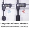 Universal Fit Backpack Umbrella Clip Ultra Lightweight Fixed Umbrella Clip  Traveling